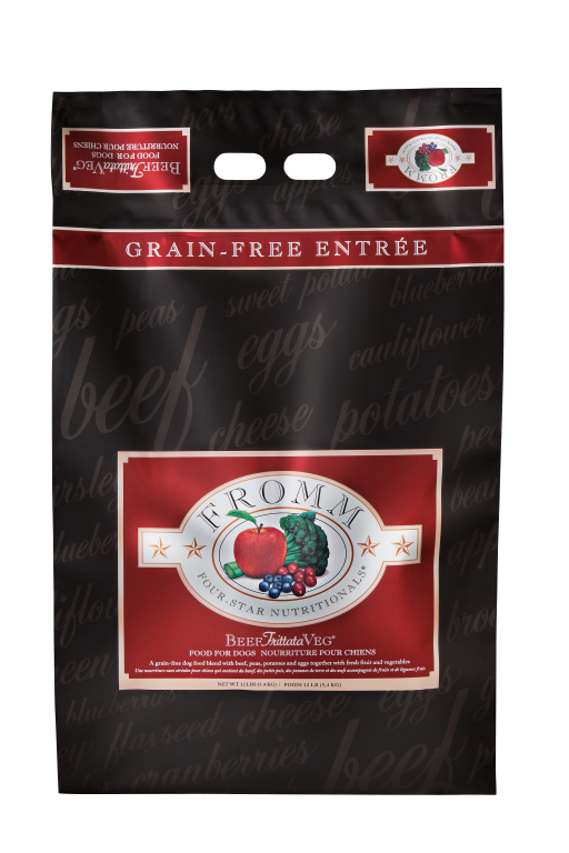 Dog Food Fromm 4-Star Beef Frittata Veg Grain Free Dry Bag