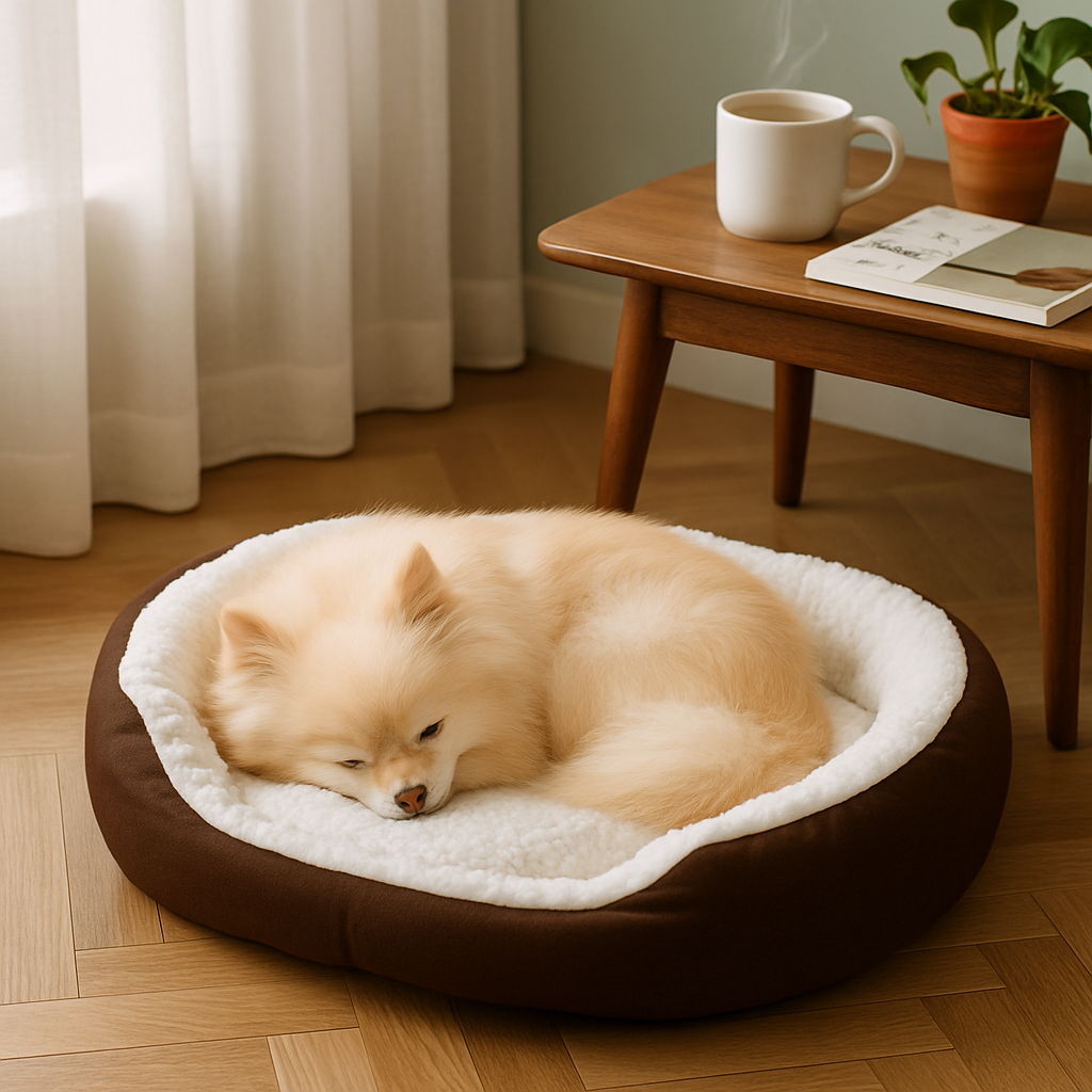 Pet Dog Bed: Soft Fleece Nest for Small Dogs | Purrfect Pet Kingdom