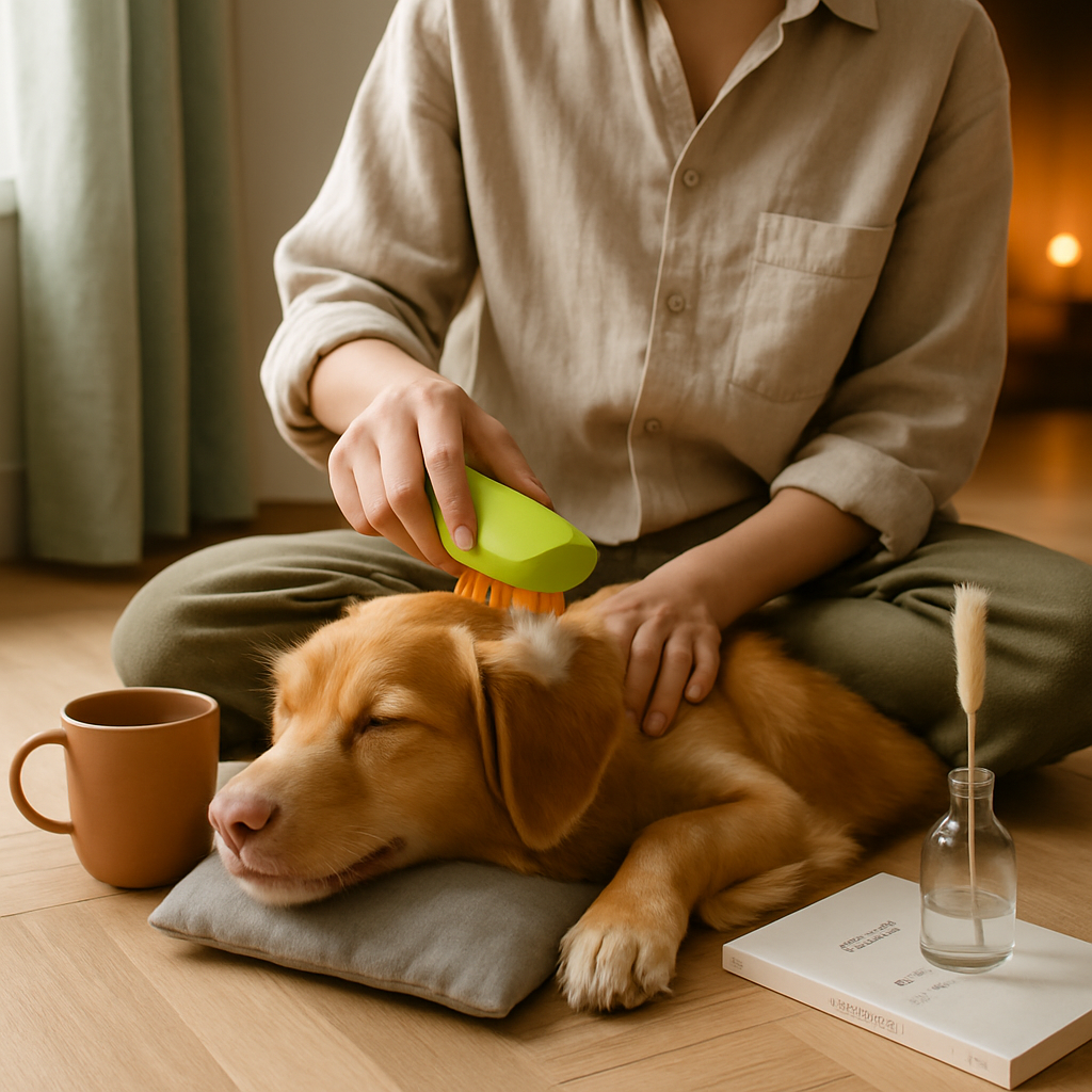 Cat Grooming Steam Brush for Pets – 3-in-1 Massager