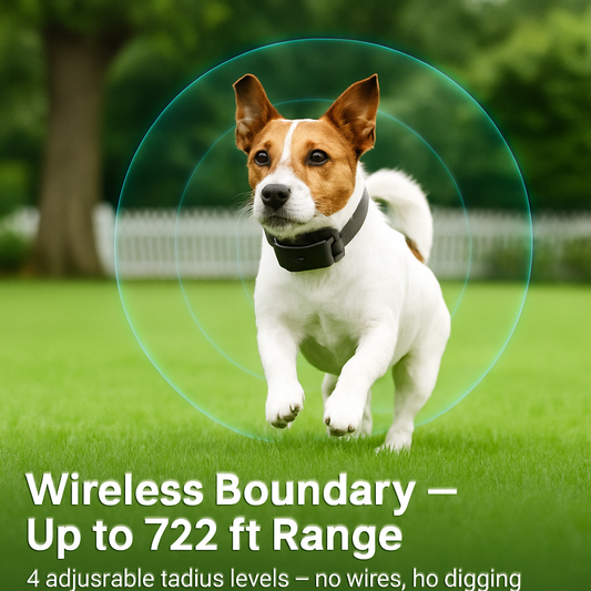 Wireless Electric Dog Fence System and Training Collar | Purrfect Pet Kingdom