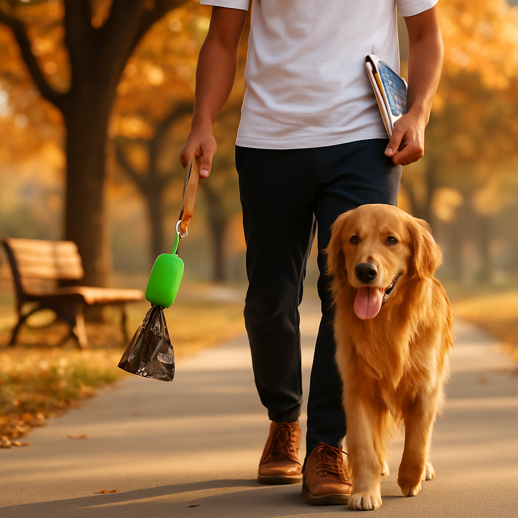 Dog Waste Bags with Dispenser - Leakproof & Unscented
