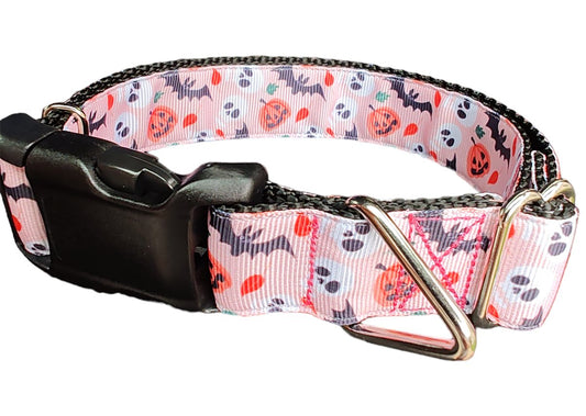 Dog Collar Halloween Spooky Friends Cute Monsters Holiday Nylon Band