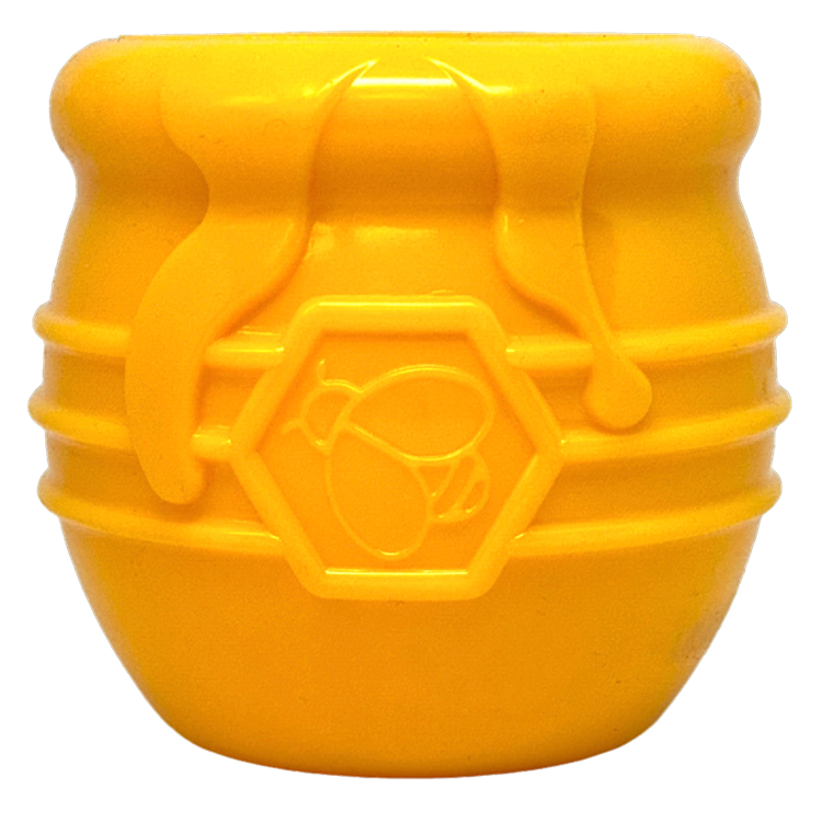 Dog Treat Dispenser Honey Pot eCup PUP-X Durable Rubber Toy