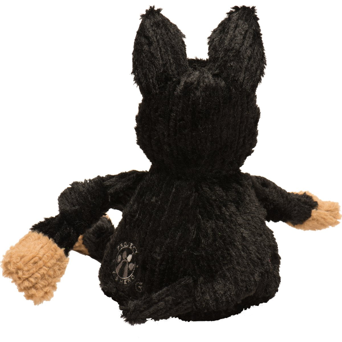 Dog Plush Toy HuggleCause K-9 Mattis Hero Mascot Knottie Play - Detail Angle 7 | Majestic Pet Kingdom