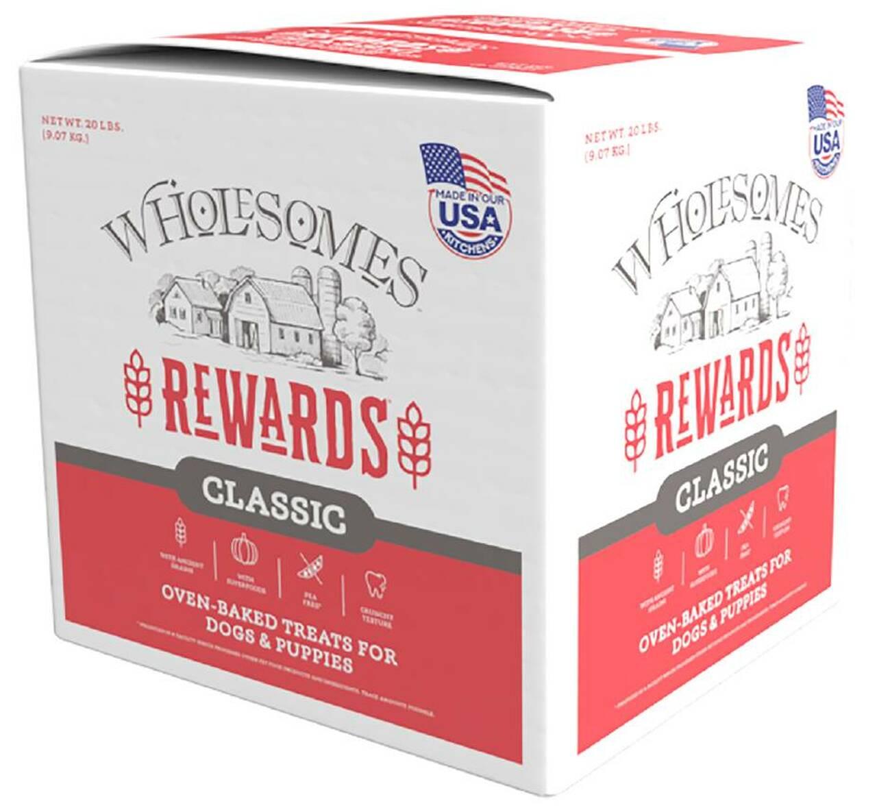Dog Treats Wholesomes Rewards Classic Biscuits Jumbo 20lb