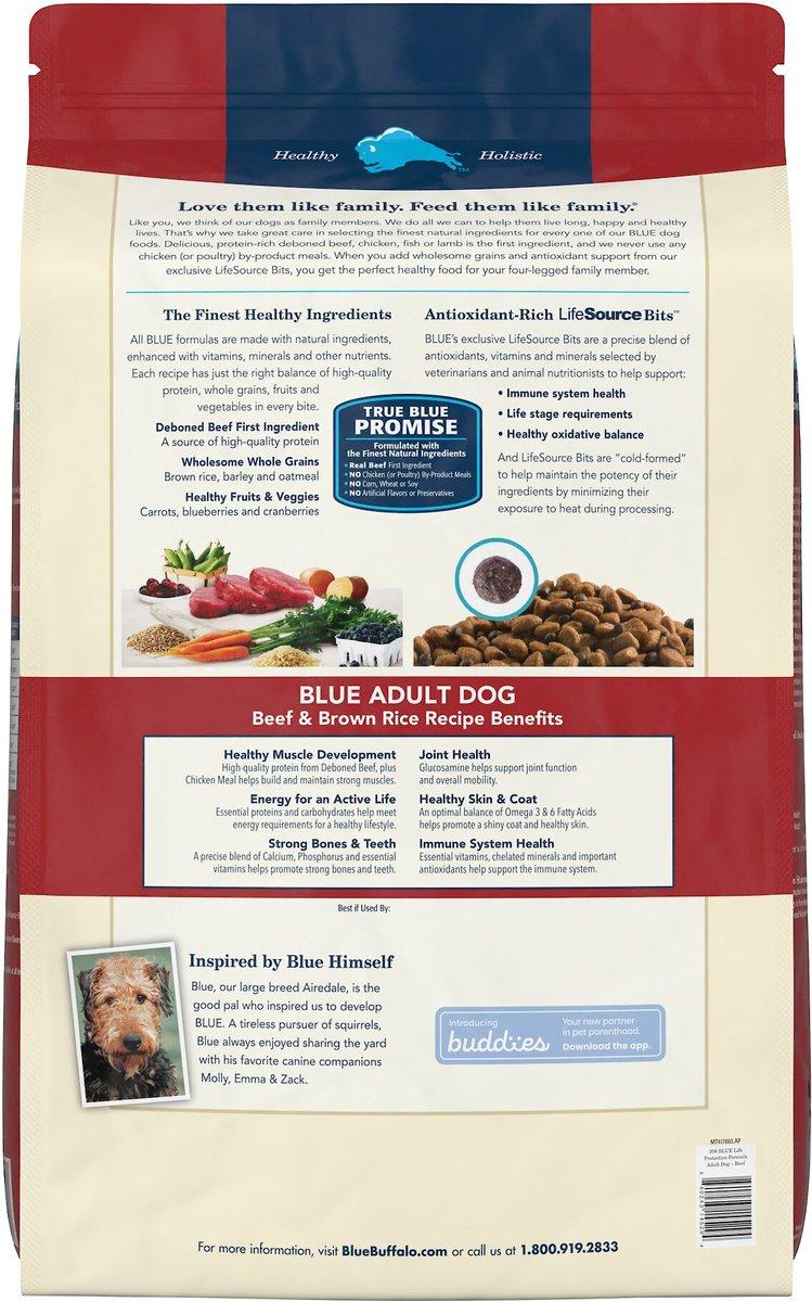 Dog Food Blue Buffalo Life Protection Beef & Brown Rice Food