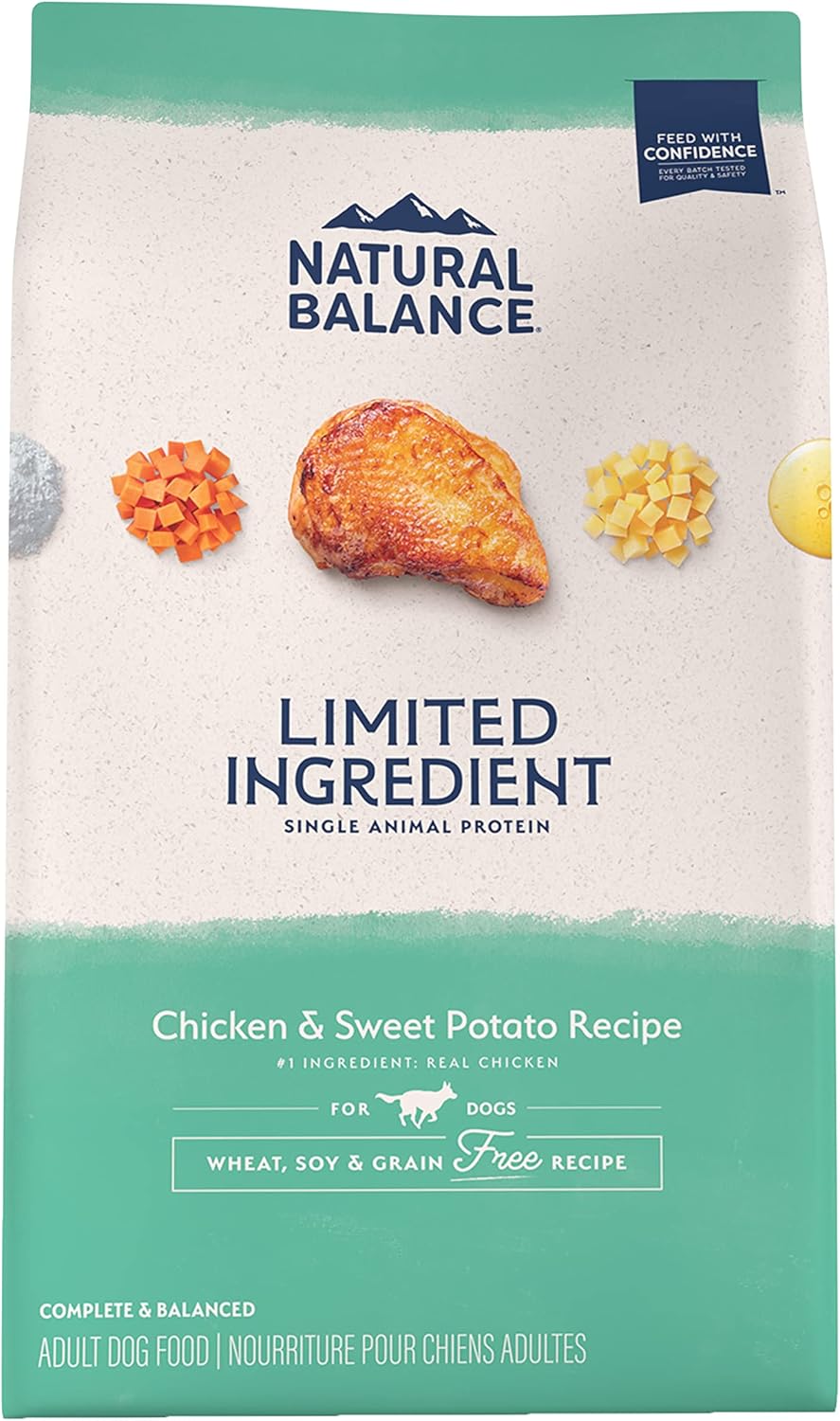 Dog Food Natural Balance Limited Ingredient Chicken Sweet 4l