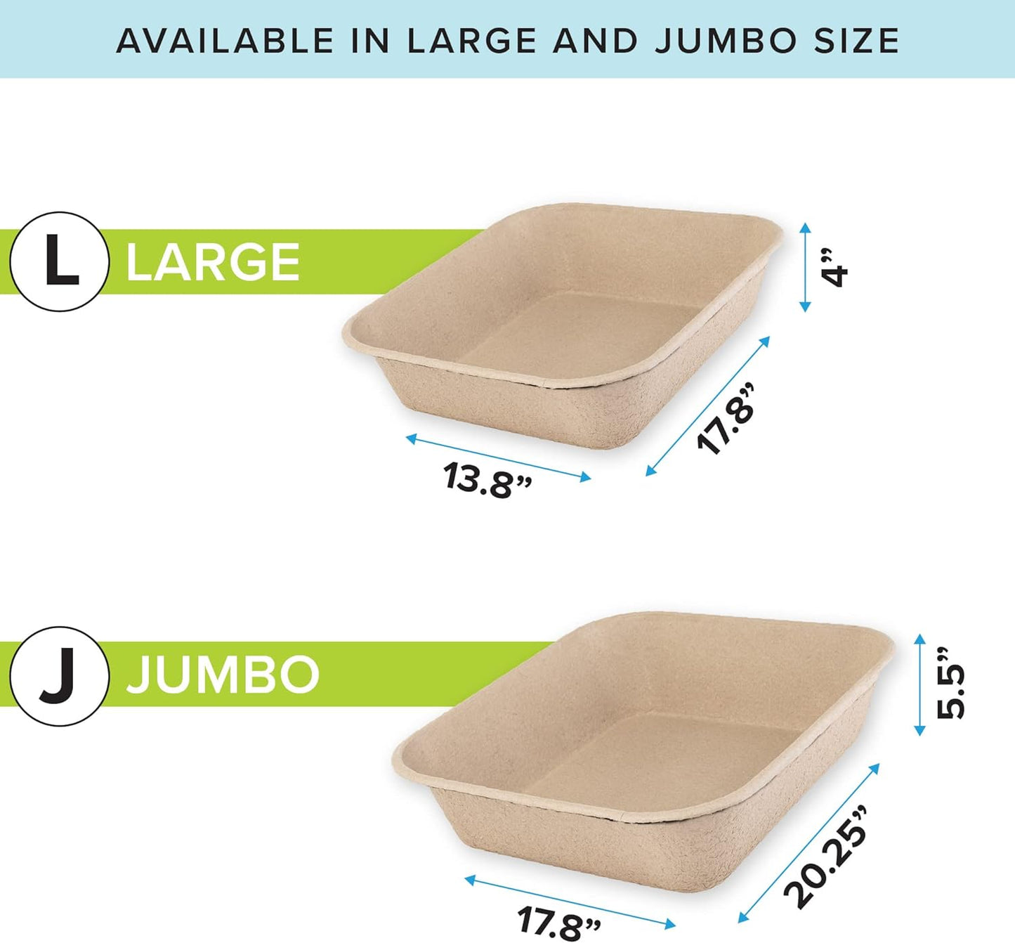 Cat Litter Box Kitty Sift Jumbo Disposable Litter Tray