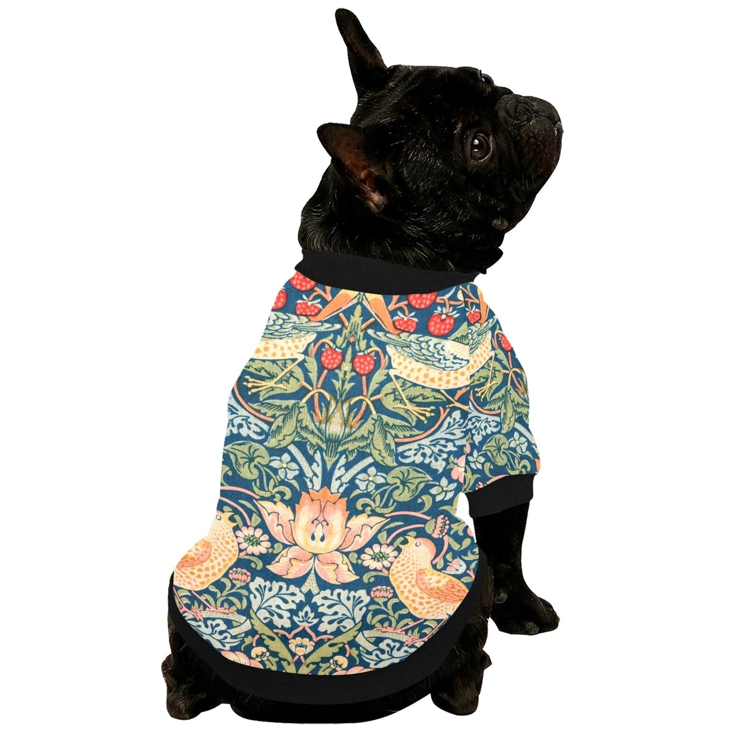 Morris Strawberry Thief Round Neck Shirt | The Finest Market - Majestic Pet Kingdom