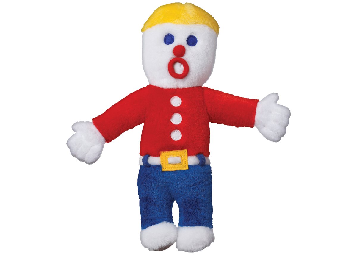 Dog Plush Toy Multipet Mr Bill Talking Sound Squeaky 10-Inch - Main Feature View | Majestic Pet Kingdom