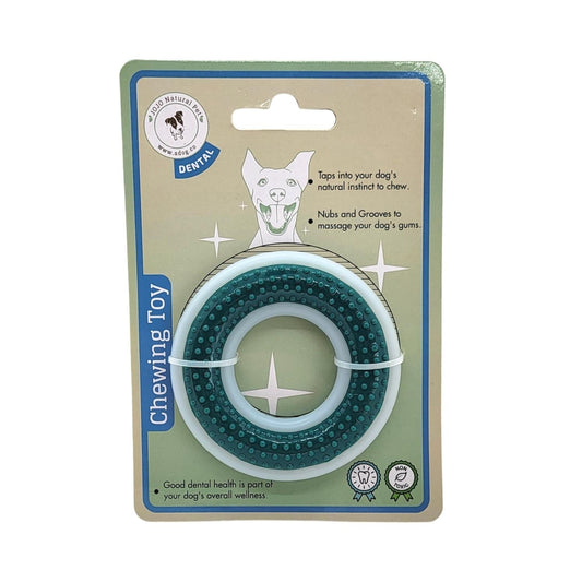 TPR & Nylon Dental Chew Ring Toy for Small & Medium Dogs