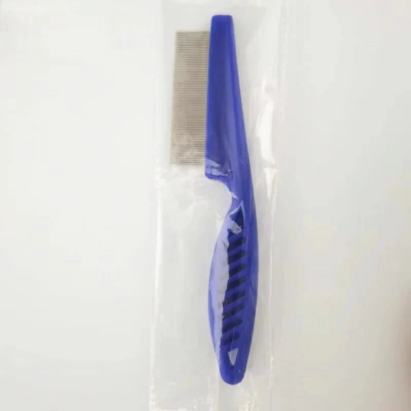 Stainless Steel Pet Flea and Shedding Comb | Grooming Tool for Dogs and Cats