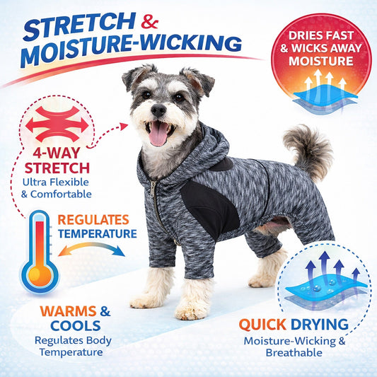 dog-tracksuit-hoodie-4-way-stretch-yoga-athletic-suit-luxury-view-2 | Majestic Pet Kingdom