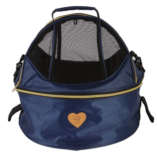 'Air-Venture' Dual-Zip Airline Approved Panoramic Circular Travel Pet Dog Carrier
