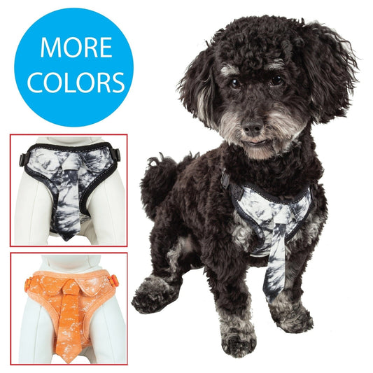 dog-harness-with-necktie-breathable-mesh-adjustable-vest-luxury-view-2 | Majestic Pet Kingdom