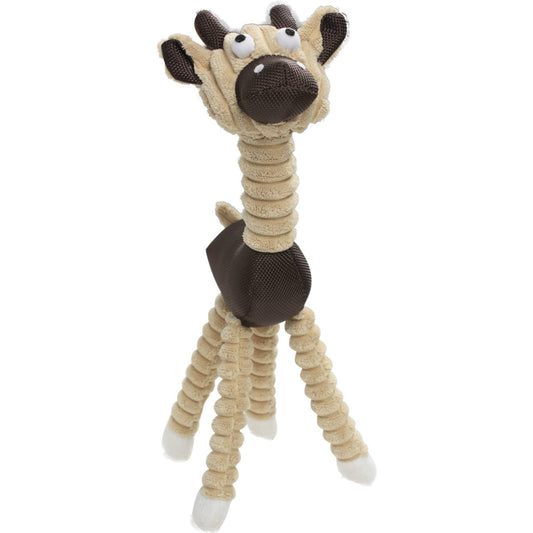 Dog Chew Toy Giraffe Cow Natural Jute Rope Squeaky Pet Chewer