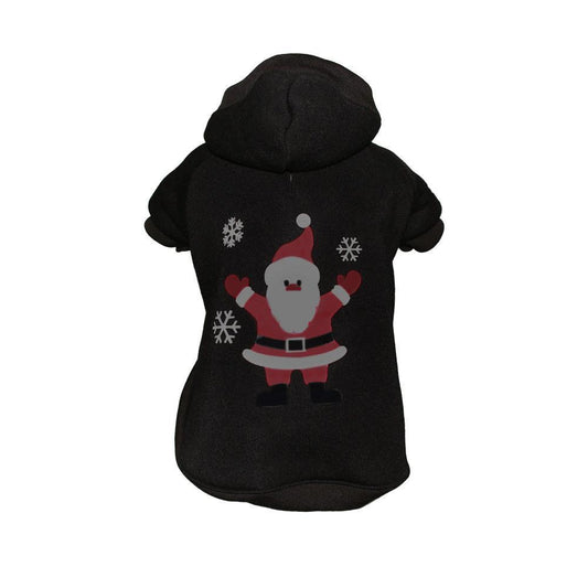 dog-christmas-costume-led-light-up-santa-hooded-sweater-luxury-view-2 | Majestic Pet Kingdom