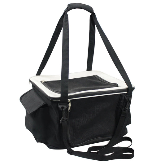 Lightweight Collapsible Safety Travel Wire Folding Pet Dog Car Seat Carseat Carrier Crate