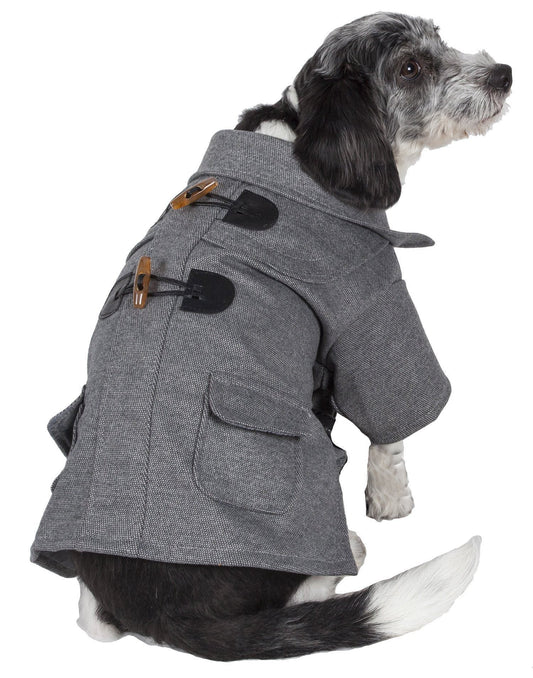 dog-wool-jacket-military-riveted-collar-warm-winter-coat-luxury-view-2 | Majestic Pet Kingdom