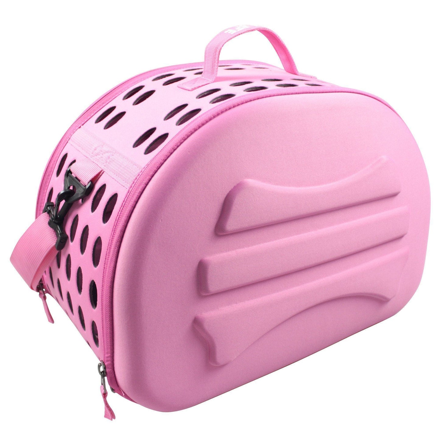 Dog Carrier Narrow Shelled Lightweight Collapsible Travel Crate - Detail Angle 7 | Majestic Pet Kingdom