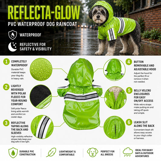 dog-raincoat-reflective-waterproof-hooded-jacket-coat-luxury-view-2 | Majestic Pet Kingdom