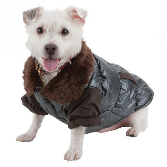 dog-fur-jacket-3m-insulated-metallic-track-collar-winter-luxury-view-2 | Majestic Pet Kingdom