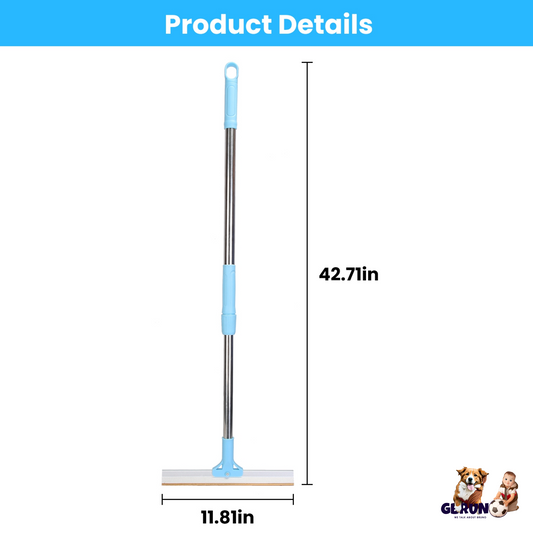 Pet Hair Remover Telescopic Carpet Rake Lint Scraper Cleaner