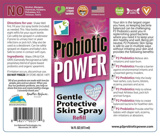 Pet Skin Care Spray Probiotic Power Soothing Coat Mist 8oz