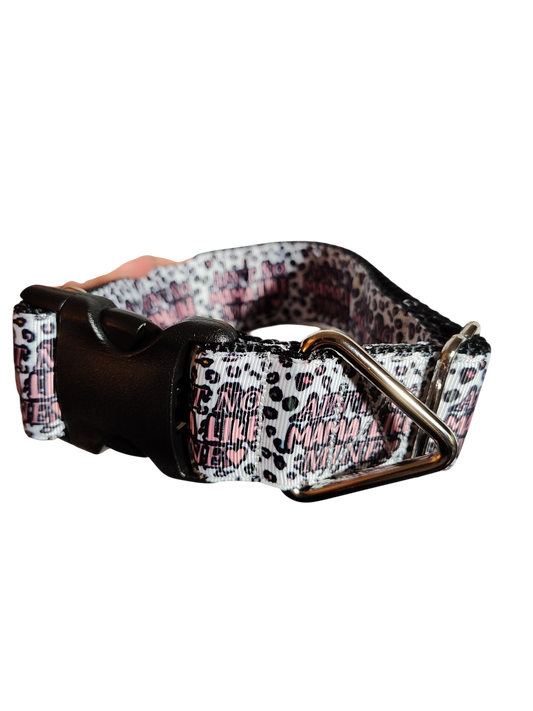 1.5" Wide Ain't No Mama Like Mine Nylon Dog Collar | Purrfect Pet Kingdom