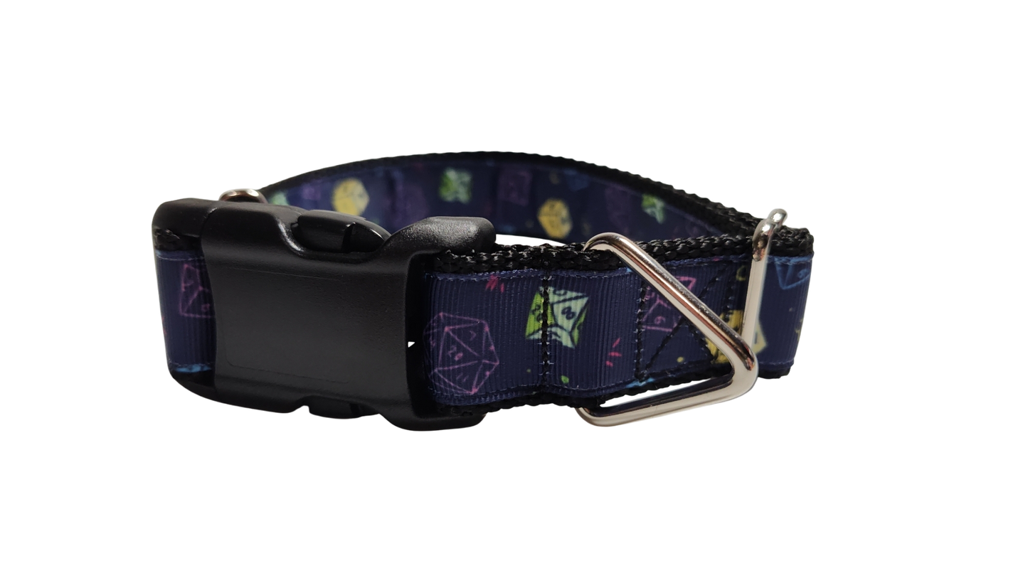 Roll the Dice Nylon Dog Collar | Purrfect Pet Kingdom