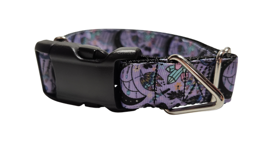 Witchy Crystals Nylon Dog Collar | Purrfect Pet Kingdom