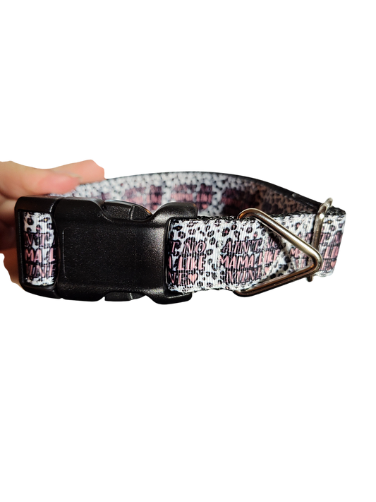 Ain't No Mama Like Mine Nylon Dog Collar | Purrfect Pet Kingdom