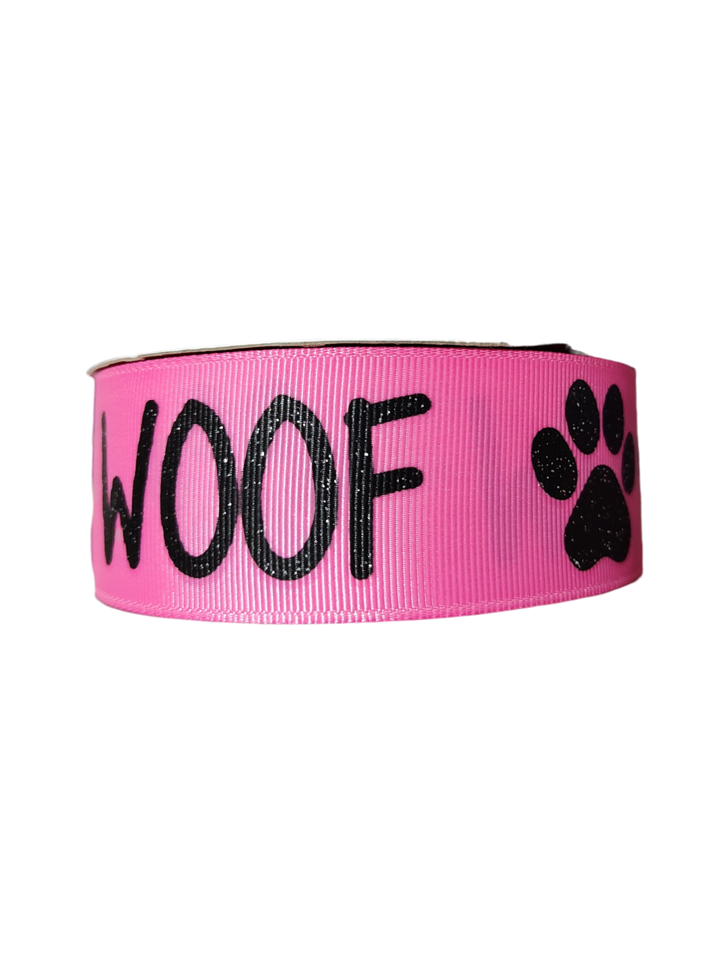 1.5" Wide Woof Nylon Dog Collar