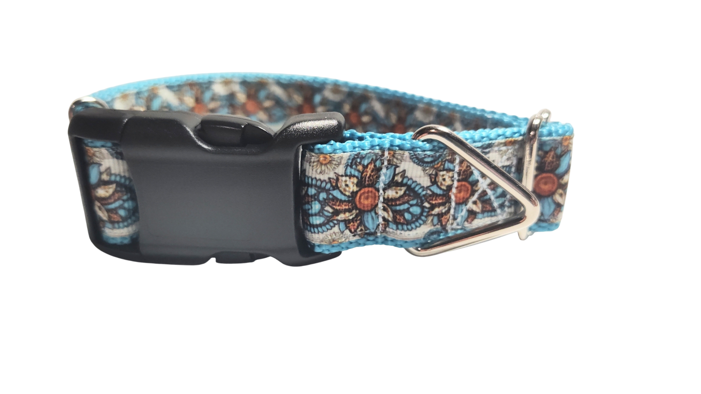 Western Floral Nylon Dog Collar | Purrfect Pet Kingdom
