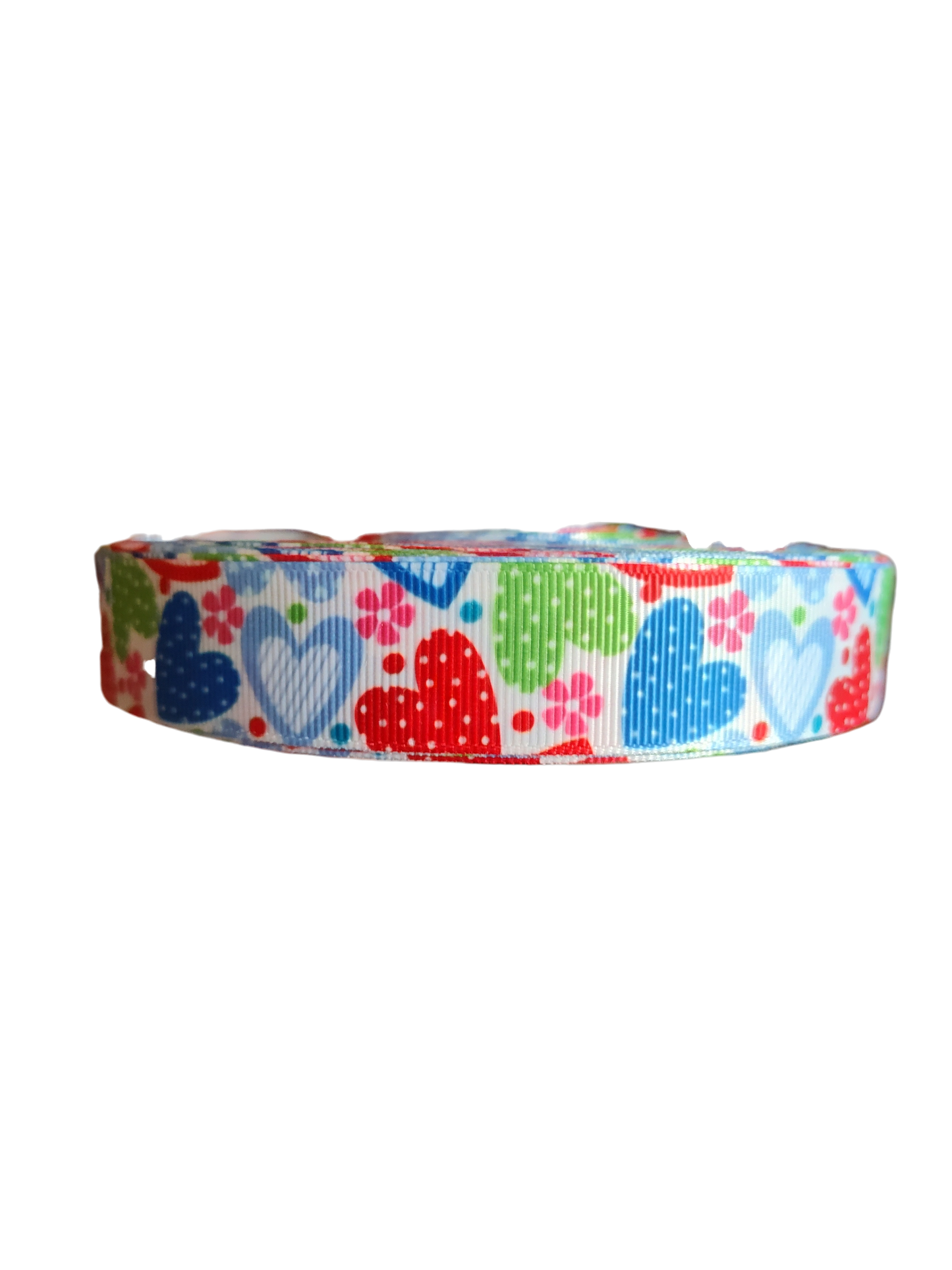 Patterned Hearts Nylon Dog Collar | Purrfect Pet Kingdom