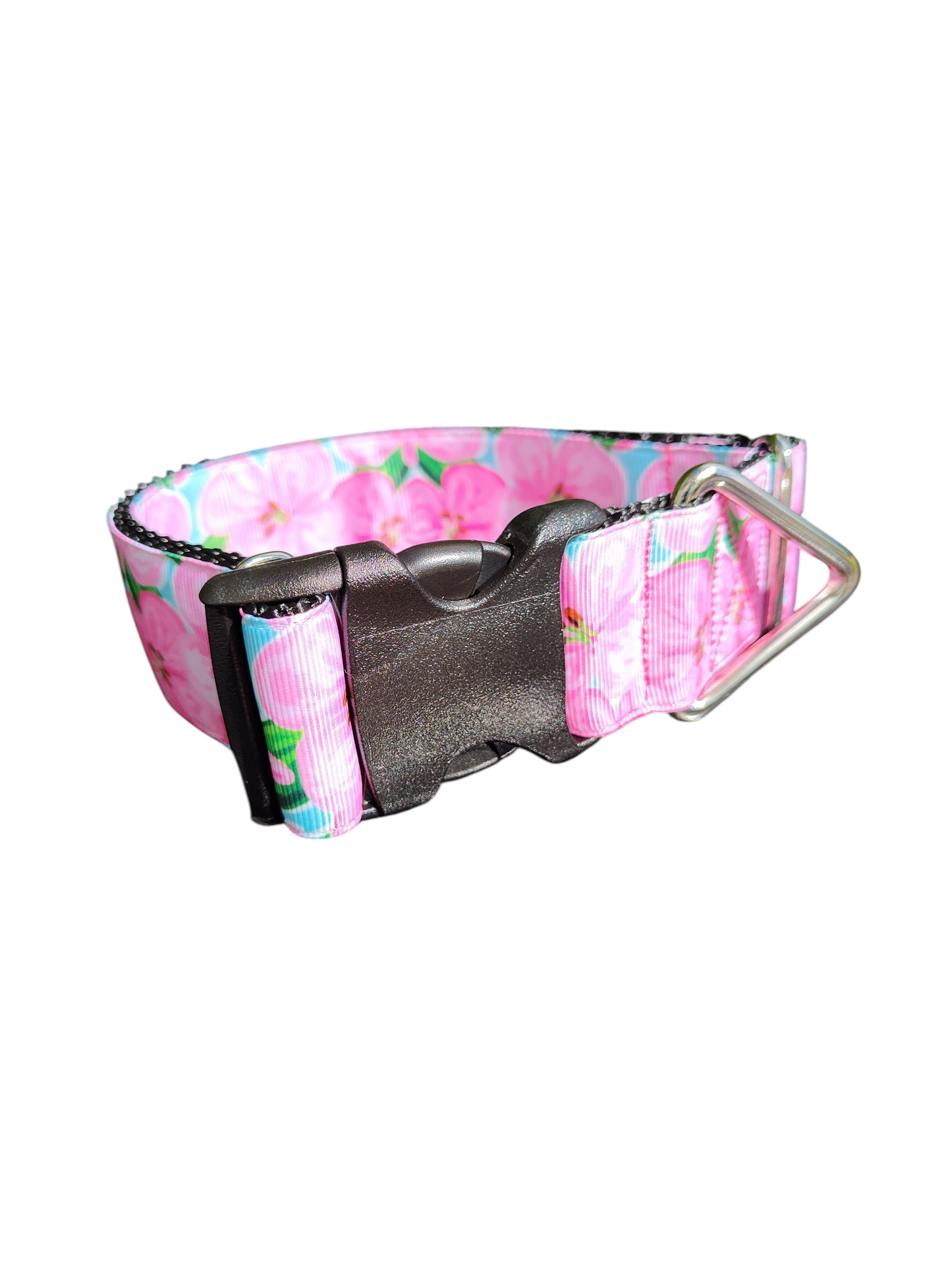 1.5" Wide Flower Girl Nylon Dog Collar | Purrfect Pet Kingdom