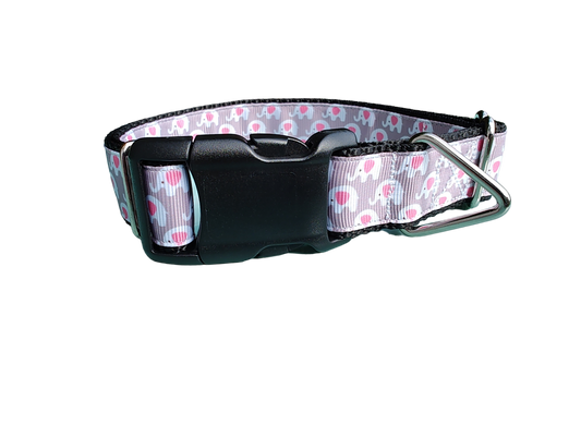 Elephants Nylon Dog Collar | Purrfect Pet Kingdom