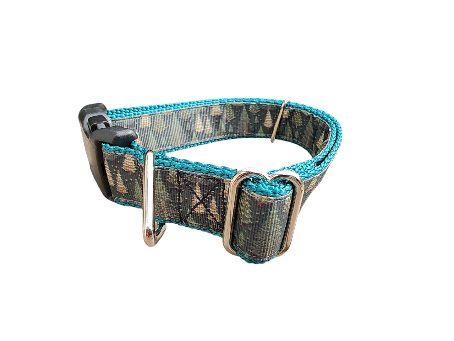 Forest of Trees Winter Nylon Dog Collar | Purrfect Pet Kingdom