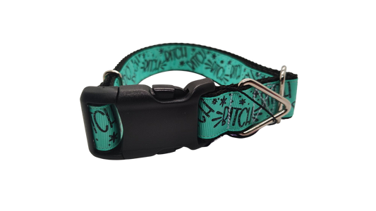 Bitch Tropic Nylon Dog Collar | Purrfect Pet Kingdom