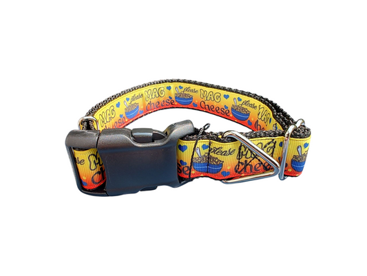 Mac and Cheese 2 Nylon Dog Collar | Purrfect Pet Kingdom