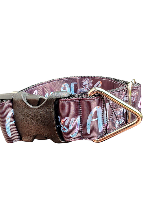 1.5" Wide Sassy AF Nylon Dog Collar | Purrfect Pet Kingdom