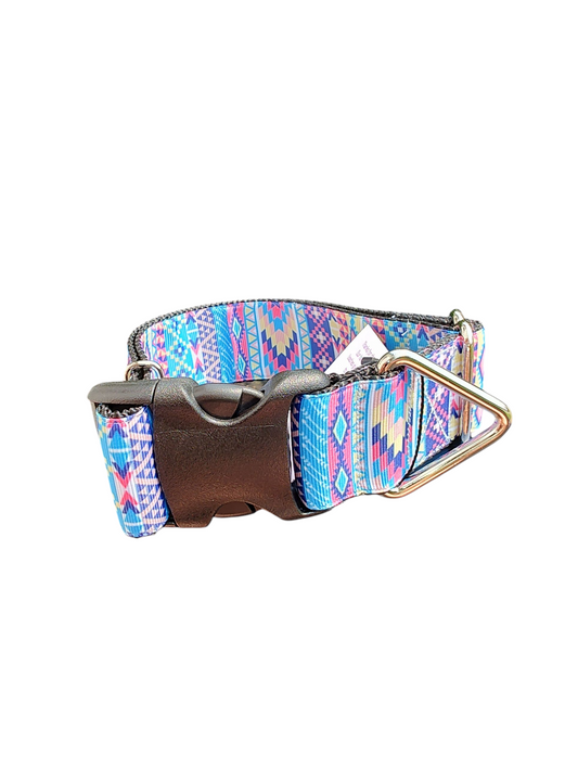 1.5" Wide Aztec Tribal Nylon Dog Collar | Purrfect Pet Kingdom