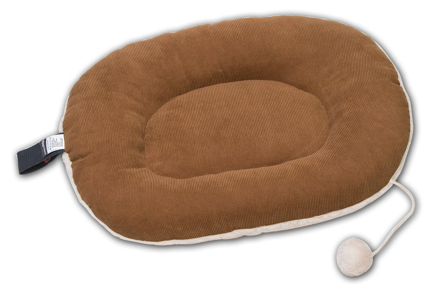 Touchcat ® 'Exquisite-Plush' Premium Kitty Fashion Designer Pet Cat Bed Lounger Mat Lounge - Detail Angle 4 | Majestic Pet Kingdom