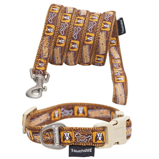 dog-collar-leash-set-embroidered-designer-walking-combo-luxury-view-2 | Majestic Pet Kingdom