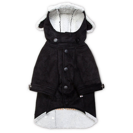 dog-winter-coat-vintage-bomber-style-warm-fleece-jacket-luxury-view-2 | Majestic Pet Kingdom