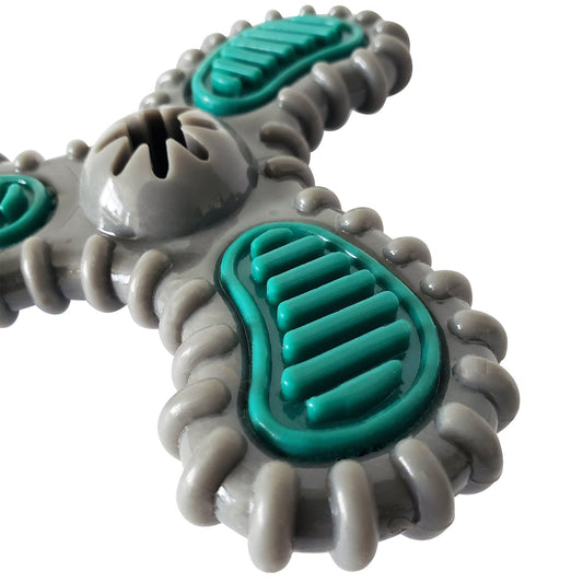TPR Dental Spinner Dog Chew Toy for Light/Medium Chewers