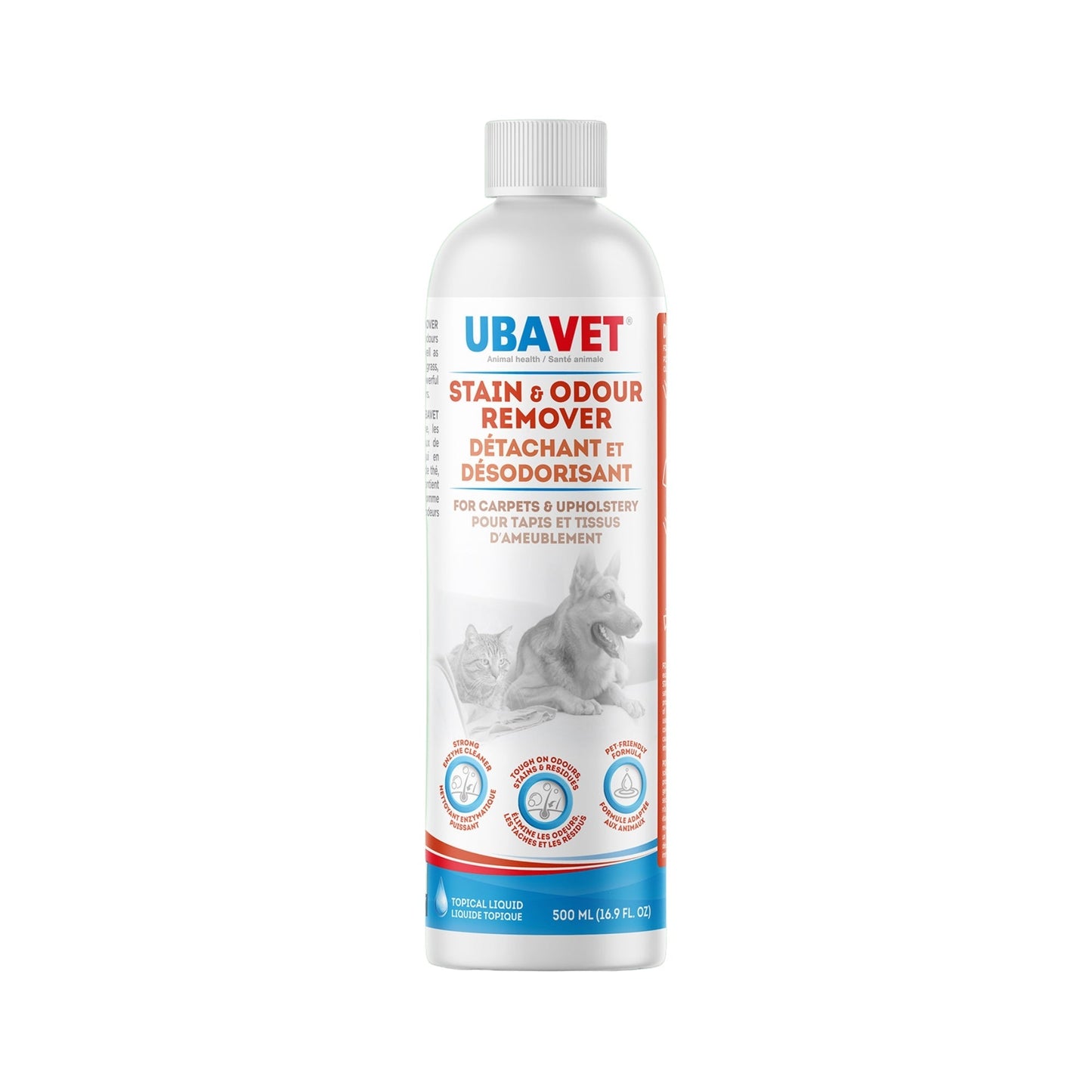 Pet Stain and Odor Remover UBAVET Enzymatic Cleaner Spray
