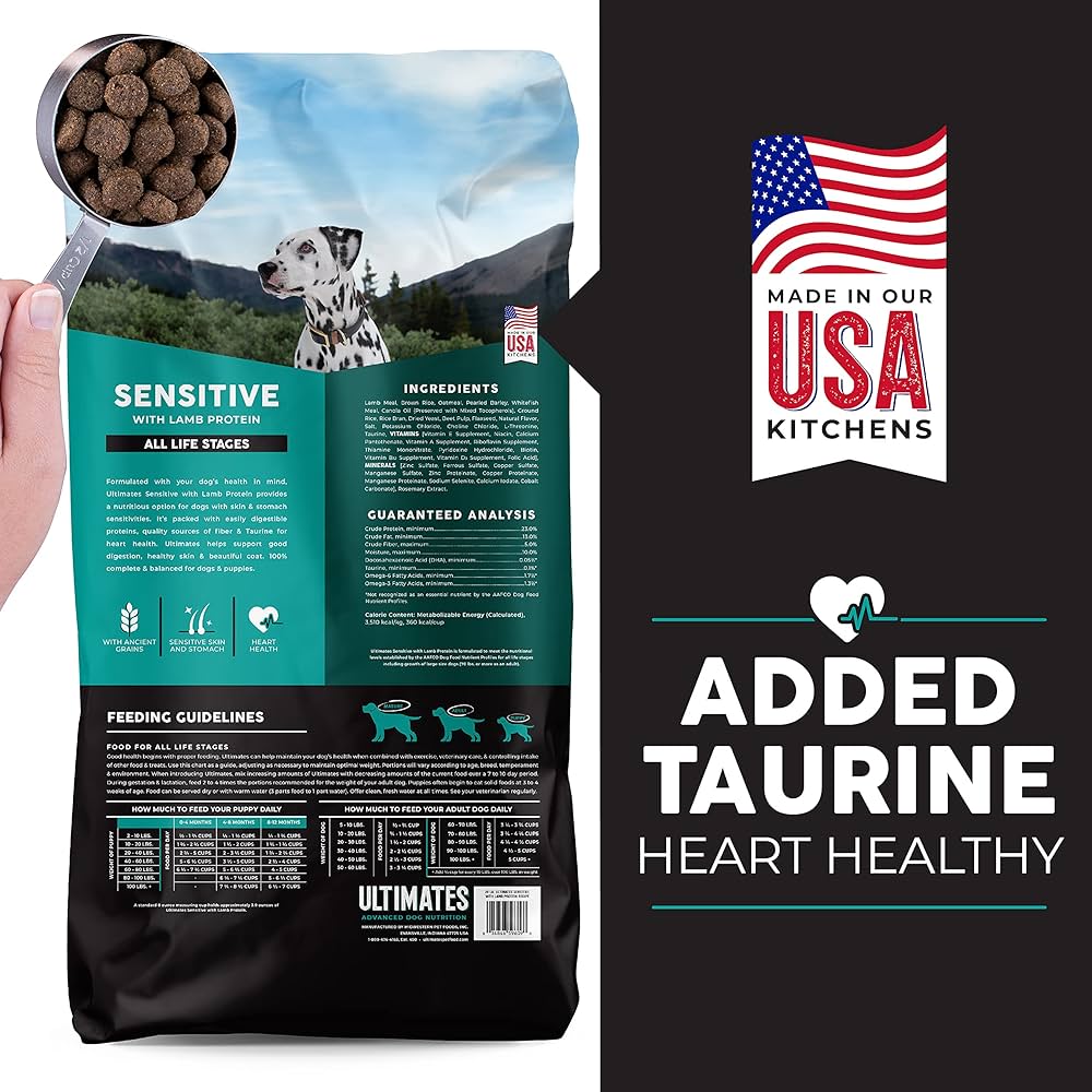 Dog Food Ultimates Sensitive Skin & Stomach Lamb Dry 28lb