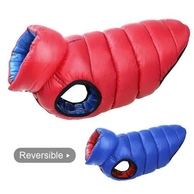 Dog Jacket Reversible Warm Winter 3-Layer Water-Resistant