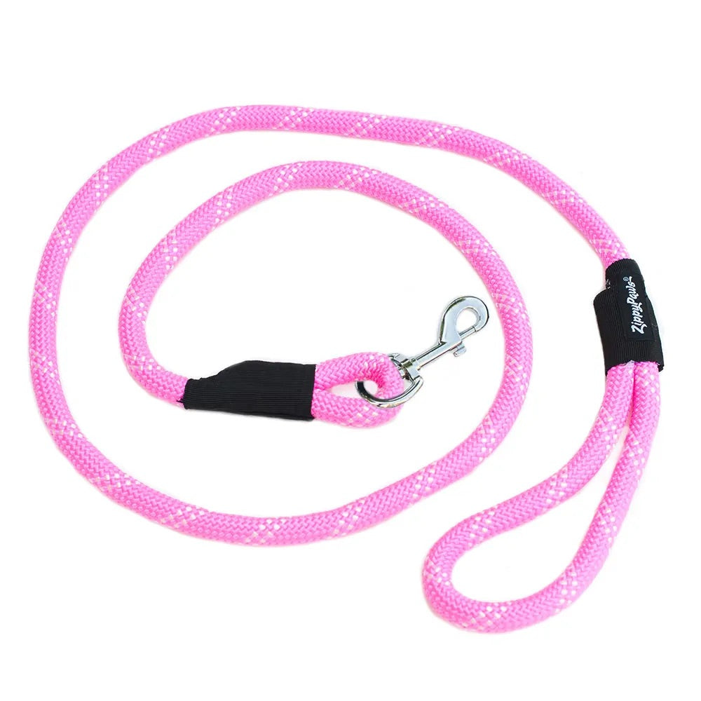 Dog Leash Zippy Paws Climbers Mountain Rope Lead Pink 6-Foot
